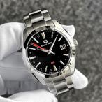 【国内正規モデル】GRAND SEIKO グランドセイコー ヘリテージコレクション GMT キャリバー9F SBGN013 9F86-0AF0 黒文字盤 赤針 メンズ