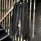 [ превосходный товар ]STONE ISLAND Stone Islay ndo тренировочный брюки ga- men to большой обработка брюки-карго Logo нашивка обратная сторона шерсть мужской XL серый 
