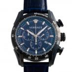 ヴェルサーチ Versace V-レイ クロノグラフ VEDB00418 ブルー文字盤 新品 腕時計 メンズ