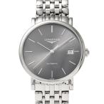 ロンジン LONGINES エレガント コレクション L4.810.4.72.6 グレー文字盤 新品 腕時計 メンズ