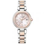 シチズン CITIZEN クロスシー mizu collection ES9465-50W ピンク文字盤 腕時計 レディース