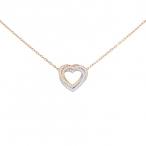 カルティエ トリニティ ハート K18イエローゴールド K18ホワイトゴールド K18ピンクゴールド ネックレス 中古