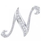 ユキザキ アルファ イニシャルペンダントトップ【N】Lサイズ【正規品】 Y.ALPHA.12.9.N.L ペンヘッド 中古 ジュエリー