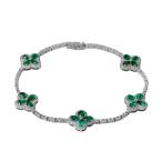 プラチナ850エメラルドダイヤモン...