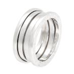 ブルガリ ビー・ゼロワン K18ホワイトゴールド リング 中古