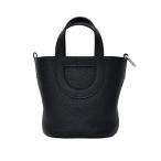  Hermes HERMES IN THE LOOP 18toliyonkre man sx Swift черный серебряный металлические принадлежности B печать не использовался сумка женский 