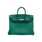 エルメス HERMES バーキン25 トゴ ヴェールヴェルティゴ シルバー金具 W刻印 未使用 バッグ レディース