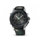 トゥルーム TRUME TR-MB5006 ステンレス アドバンレザー グリーン ブラック文字盤 新品 腕時計 メンズ