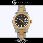 ロレックス ROLEX デイトジャスト 179163 ブラック文字盤 新品 腕時計 レディース