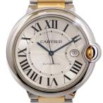 カルティエ Cartier バロンブルー LM W69009Z3 シルバー文字盤 新古品 腕時計 メ ...