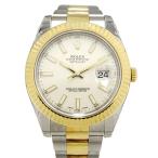 ロレックス ROLEX デイトジャストII 116333 アイボリー文字盤 新品 腕時計 メンズ