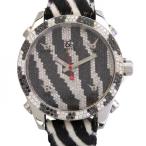 ジェイコブ JACOB＆CO ファイブタイムゾーン ベゼルダイヤ JC-M65D 全面ダイヤ文字盤  ...