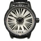 ジオ・モナコ GIO MONACO スカッコマット ベゼルブラックダイヤ 世界限定500本 922A シルバー文字盤 新品 腕時計 メンズ