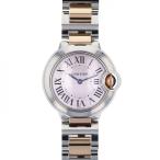 カルティエ Cartier バロンブルー W6920034 ピンク文字盤 新品 腕時計 レディース