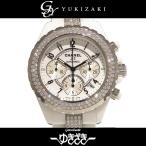 シャネル CHANEL J12 クロノグラフ ベゼル・ブレスダイヤ H1707 ホワイト文字盤 新品 ...