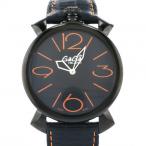 ガガミラノ GaGa MILANO マヌアーレ シン 46mm 5092.01 ブラック文字盤 アウトレット 腕時計 メンズ