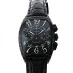 フランク・ミュラー FRANCK MULLER トノウカーベックス ブラッククロコ クロノグラフ 8880 CC CRO BLK ブラック文字盤 新品 腕時計 メ