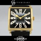 ロジェ・デュブイ ROGER DUBUIS ゴールデンスクエア G40 57 5 ブラック文字盤 中古 腕時計 メンズ