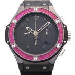 ウブロ HUBLOT ビッグバン オールブラック バケットルビー 301.CD.134.RX.192 ブラック文字盤 アウトレット 腕時計 メンズ
