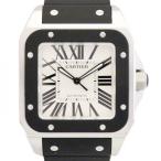 カルティエ Cartier サントス 100 LM W20121U2 シルバー文字盤 新品 腕時計  ...