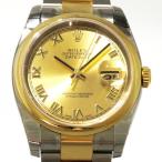 ロレックス ROLEX デイトジャスト 116203 シャンパン/ローマ文字盤 新品 腕時計 メンズ