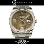 ロレックス ROLEX デイトジャスト 116200 ブラウンフラワー文字盤 新品 腕時計 メンズ