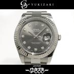 ロレックス ROLEX デイトジャストII 116334G スレート文字盤 中古 腕時計 メンズ