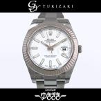 ロレックス ROLEX デイトジャストII 116334 ホワイト文字盤 新品 腕時計 メンズ