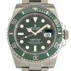 ロレックス ROLEX サブマリーナー デイト 116610LV グリーン/ドット文字盤 新品 腕時 ...