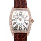 フランク・ミュラー FRANCK MULLER トノウカーベックス アンサンブル レリーフ レディース 1752QZ REL V-R D シルバー文字盤 新品 腕時計