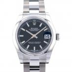 ロレックス ROLEX デイトジャスト 178240 ブラック文字盤 新品 腕時計 ユニセックス