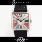 フランク・ミュラー FRANCK MULLER マスタースクエア 6002SQZ COL DRM シルバー文字盤 中古 腕時計 レディース