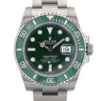 ロレックス ROLEX サブマリーナー デイト 116610LV グリーン/ドット文字盤 中古 腕時 ...