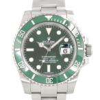 ロレックス ROLEX サブマリーナー デイト 116610LV グリーン/ドット文字盤 中古 腕時 ...