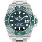 ロレックス ROLEX サブマリーナー デイト 116610LV グリーン/ドット文字盤 中古 腕時 ...