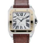 カルティエ Cartier サントス 100 W20072X7 シルバー文字盤 中古 腕時計 メンズ