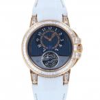 ハリー・ウィンストン HARRY WINSTON オーシャン トゥールビヨン ベゼルバケットダイヤ 世界10本限定 OCEATO44RR009 グレー文字盤 中古 腕時計 メンズ