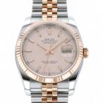 ロレックス ROLEX デイトジャスト 116231 ピンク文字盤 中古 腕時計 メンズ