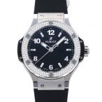 ウブロ HUBLOT ビッグバン スチール ダイヤモンド 361.SX.1270.RX.1104 ブラック文字盤 新品 腕時計 レディース