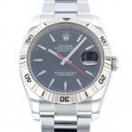 ロレックス ROLEX デイトジャスト ターノグラフ 116264 ブラック文字盤 中古 腕時計 メ ...