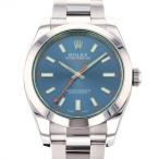 ロレックス ROLEX ミルガウス 116400GV Zブルー文字盤 中古 腕時計 メンズ