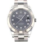 ロレックス ROLEX デイトジャストII 116334G スレート文字盤 中古 腕時計 メンズ