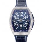 フランク・ミュラー FRANCK MULLER ヴァンガード ヨッティング ダイヤモンド V45SC DT D YACHTING AC BL ブルー文字盤 新品 腕時計 メンズ