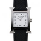 エルメス HERMES Hウォッチ ミニ HH1.110.131/UNO ホワイト文字盤 新品 腕時計 レディース