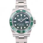 ロレックス ROLEX サブマリーナー デイト 116610LV グリーン/ドット文字盤 新品 腕時 ...