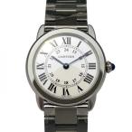 カルティエ Cartier ロンドソロ SM W6701004 シルバー文字盤 新品 腕時計 レディ ...