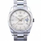 ロレックス ROLEX オイスターパーペチュアル デイト 115210 シルバー文字盤 中古 腕時計 ...