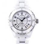 シャネル CHANEL J12 H0970 ホワイト文字盤 中古 腕時計 メンズ