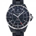 シャネル CHANEL J12 GMT マットブラック H3101 ブラック文字盤 新品 腕時計 メンズ