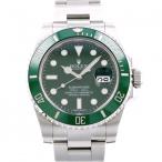 ロレックス ROLEX サブマリーナー デイト 116610LV グリーン/ドット文字盤 中古 腕時 ...